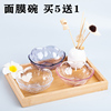 面膜碗美容院专用精油，碗有机玻璃面膜碗，精致水晶莲花调膜碗亚克力