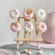 甜甜圈展示架亚克力生日派对，婚礼装饰布置道具，甜品甜筒摆台支架板