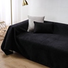 黑色沙发盖布沙发套雪尼尔沙发垫防猫抓秋冬季通用坐垫万能沙发罩