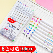 韩国monami慕娜美208彩色中性笔勾线笔0.4mm学生，用草图笔多功能手账，彩色创意个性萌女生笔记中性笔日记笔细头