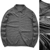 加拿大订单 彩点全棉男士翻领针织开衫 秋季薄款弹力休闲夹克外套