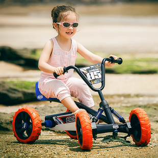荷兰berg儿童卡丁车四轮脚踏自行车，男女孩2-3一5岁小孩脚蹬玩具车