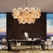 创意轻奢客厅吊灯后现代简约卧室餐厅灯玻璃设计师装饰样板间灯具