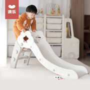 澳乐小飞碟折叠滑滑梯，儿童室内家用小型滑梯宝宝家庭玩具游乐场