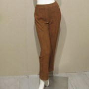 菲妮迪公司，样衣枣红色高腰长裤，低价销售