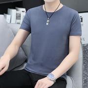 纯色男士短袖t恤男装休闲半袖，打底衫韩版夏季男式学生t恤上衣服潮