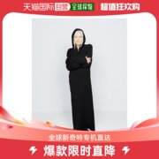 香港直邮raey女士前拉链，连帽针织连衣裙中长连衣裙