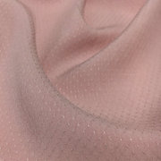烟粉色水洗亚麻点点提花，布料复古精致微光泽，衬衫连衣裙汉服面料