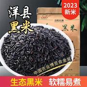 洋县黑米2023年新米周大黑陕西汉中血糯五谷杂粮，粥米5斤