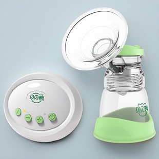 贝贝鸭电动吸奶器拔抽奶器按摩吸乳器 孕产妇智能便携单边挤奶器