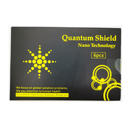 Quantum Shield手机电脑防辐射贴盾金色圆形家用电器贴纸一盒6片