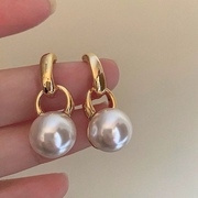 diy珍珠耳环配件s925纯银，耳饰空托时尚气质款，耳钉半成品手工材料