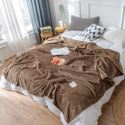 毯子牛奶绒毛毯毛巾被毯夏天薄款单人学生珊瑚，绒空调午睡盖沙发毯