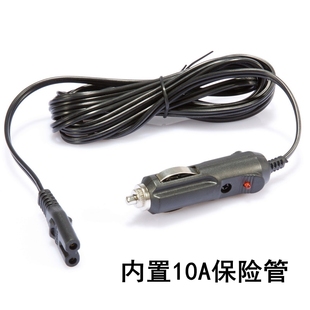 车载洗车机电源线汽车用打气泵12V24V吸尘器冰箱点烟器充电线