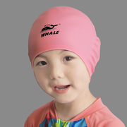 儿童护耳泳帽硅胶防水长发大头不勒头游泳帽男女孩童高弹宝贝浴帽