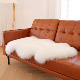 小沙整张羊皮地毯羊毛沙发垫坐垫床边毯衣帽间地垫卧室客厅椅子垫