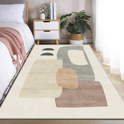 床边地毯加厚卧室客厅地毯，高级感床前沙发茶几毯条纹脚垫飘窗地垫