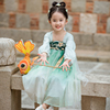 女童汉服秋装连衣裙长袖超仙齐胸襦裙中国风改良中式儿童古装裙子