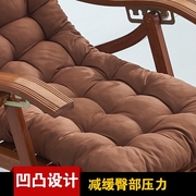 2023躺椅懒人椅垫靠垫一体摇椅棉垫子四季通用加厚秋冬季折叠椅子