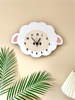 卡通可爱小羊装饰挂墙钟表客厅幼儿园儿童房创意个性静音时钟挂钟