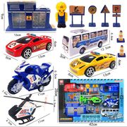 2岁-10岁儿童玩具套餐儿童，生日礼物玩具工程车军事，车消防车盒装