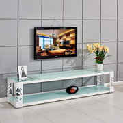 现代简约客厅钢化玻璃电视柜，客厅欧式创意时尚风格，家用轻奢电视柜