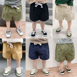 男童短裤夏装童装中裤，3岁1小童男女宝宝，休闲裤儿童婴儿薄款潮