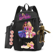 2023跨境外贸芭比公主中小学生书包barbie女生双肩背包