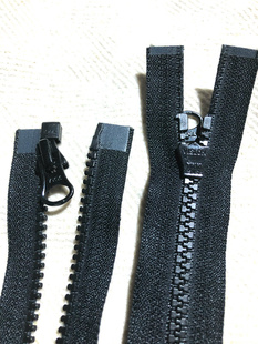 YKK拉链5号宝蓝色黑色68.5厘米树脂单头服装夹克外套拉锁配件