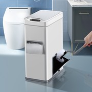 智能感应垃圾桶卫生间家用三合一马桶，刷一体厕所自动便纸桶纸篓筒