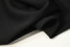 意大利进口薄款黑色细斜纹微妙肌理柔顺天丝莱卡面料设计师布料