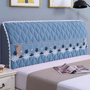 2023加厚床头罩简约卧室纯色，简单大方现代木床皮床盖布套子罩