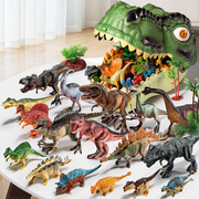 2023新出儿童恐龙玩具套装3-6到9岁男孩，益智动物世界仿真模型
