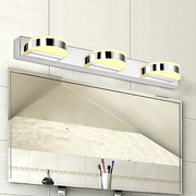简约浴室不锈钢镜柜灯饰，卫生间灯具后现代洗手间，水晶led镜前灯