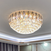 极简艺术轻奢客厅水晶led吸顶灯简约后现代大厅灯具大气创意圆形