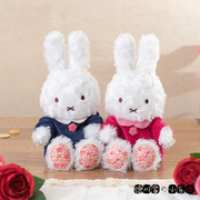 日本miffy米菲兔娃娃，领小裙子可爱毛绒，玩具公仔娃娃