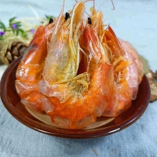 温州特产淡干烤虾 虾干干货即食大对虾　干虾海鲜零食