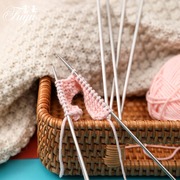 打毛线衣服针织编织工具，不锈钢毛衣针家用全套，钢针套装织围巾的针