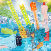 夏日5孔儿童水玩具 抽拉式大号水泡泼水节沙滩漂流戏水玩具