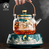 电陶炉煮茶器玻璃高端黑茶煮茶壶茶具套装，家用高档白茶煮茶炉