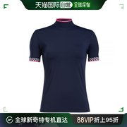 韩国直邮GFORE 毛呢外套 GFORE/女式/高尔夫/短袖T恤/海军蓝/G4LS