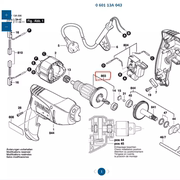 博世BOSCH电动工具350W小型手电钻GBM350电钻配件转子