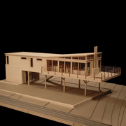 图纸雕刻船模椴木板亚克力，激光切割建筑模型，加工环艺定制板材景观
