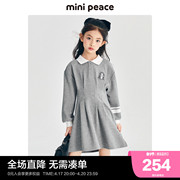 活力系列minipeace太平鸟童装，儿童裙子秋季学院，风女童连衣裙