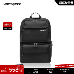 Samsonite/新秀丽双肩包男 书包15寸大容电脑时尚轻商务背包36B