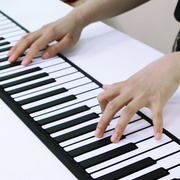 手卷钢琴88f键盘便携式简易幼师专业版宿舍女折叠电子初学者练习