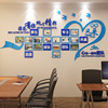 相片墙团队风采公司企业文化墙布置3d亚克力立体办公室装饰墙贴画