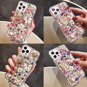 适用于iphone16手机壳满钻13苹果15/14proMAX镶钻全包防摔XR软7/8水钻11pro苹果16PROMAX/15pro/XSMAX/16PLUS