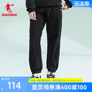 中国乔丹运动裤女士2024年夏季新年款，宽松收口修身潮流针织长裤女