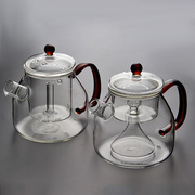 玻璃蒸汽煮茶器蒸茶壶黑茶，普洱耐热煮茶壶，家用茶具茶壶电陶炉套装